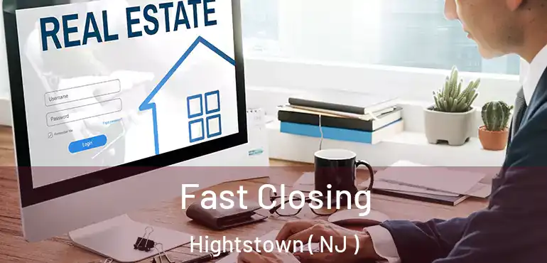  Fast Closing Hightstown ( NJ )