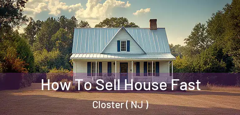  How To Sell House Fast Closter ( NJ )