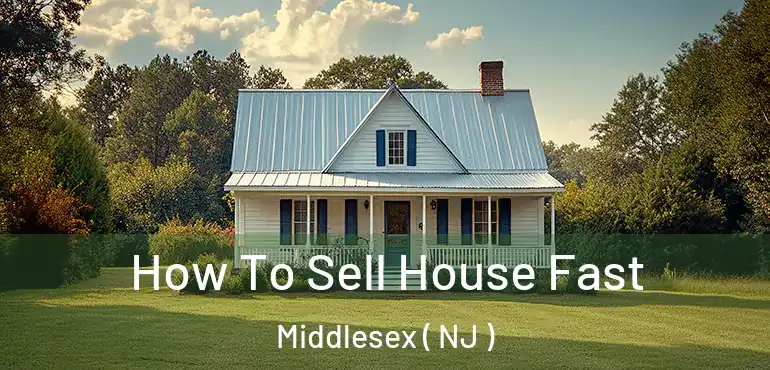  How To Sell House Fast Middlesex ( NJ )