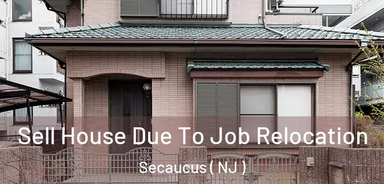  Sell House Due To Job Relocation Secaucus ( NJ )