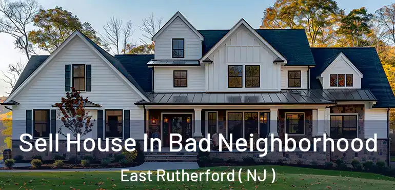  Sell House In Bad Neighborhood East Rutherford ( NJ )