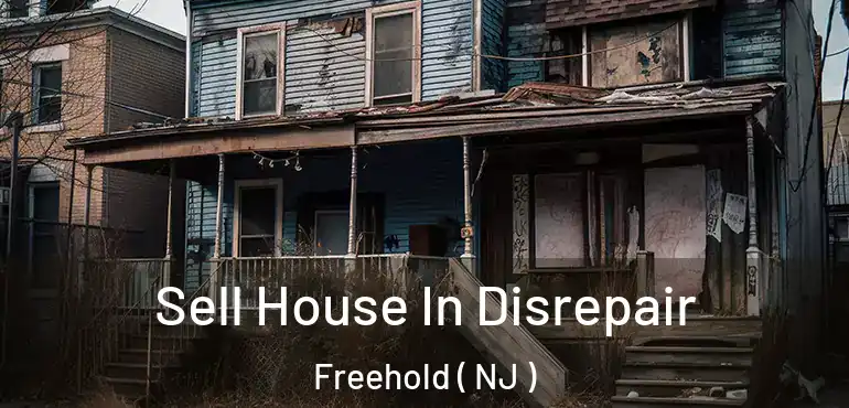  Sell House In Disrepair Freehold ( NJ )