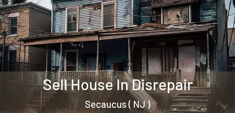  Sell House In Disrepair Secaucus ( NJ )