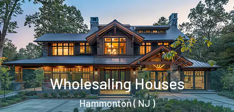  Wholesaling Houses Hammonton ( NJ )