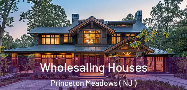  Wholesaling Houses Princeton Meadows ( NJ )