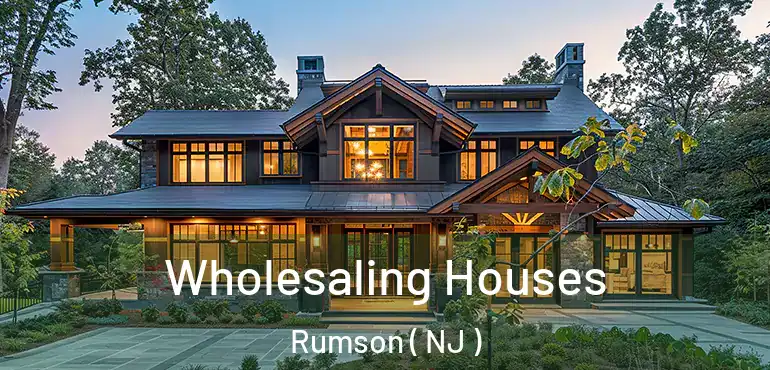  Wholesaling Houses Rumson ( NJ )